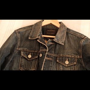 All saints Japanese selvedge denim jacket